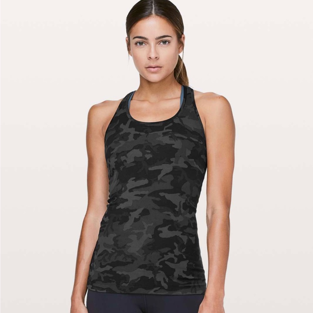 Lululemon CRB tank - black camo - size 6
